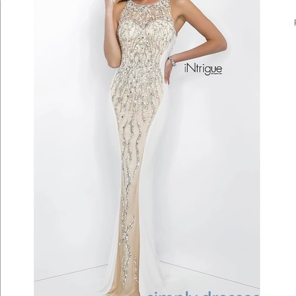 White Prom Gown